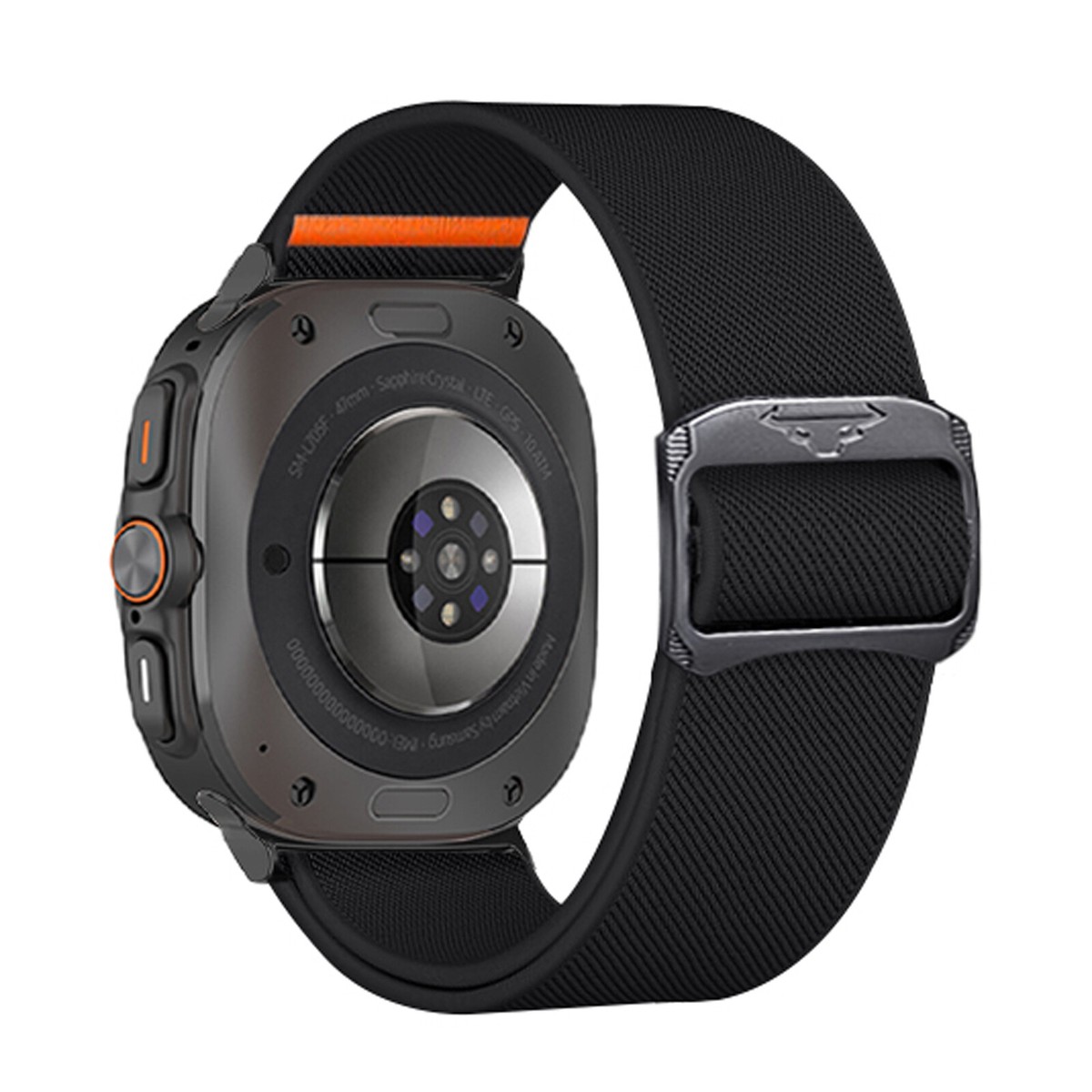 For Samsung Galaxy Watch 8/Ultra/7/6/5 Adjustable Elastic Slim Nylon Sport  Strap