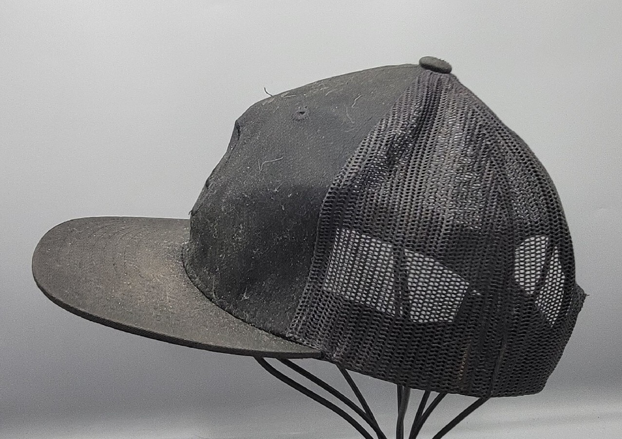 Quicksilver Hat Cap Snapback Black Embroidered Ad… - image 2