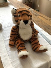 Tickles The Bengal Tiger Russ Berrie 14" Weighted Stuffed Animal Plush Vintage