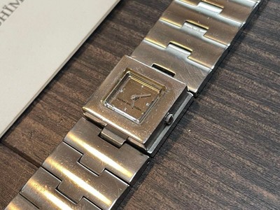 MASAKI MATSUSHIMA Silver Full Metal Watch Vintage Limited Model w  