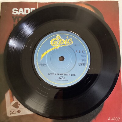Sade, your love is king, 7” 45 SINGLE VINYL picture sleeve A1 B2