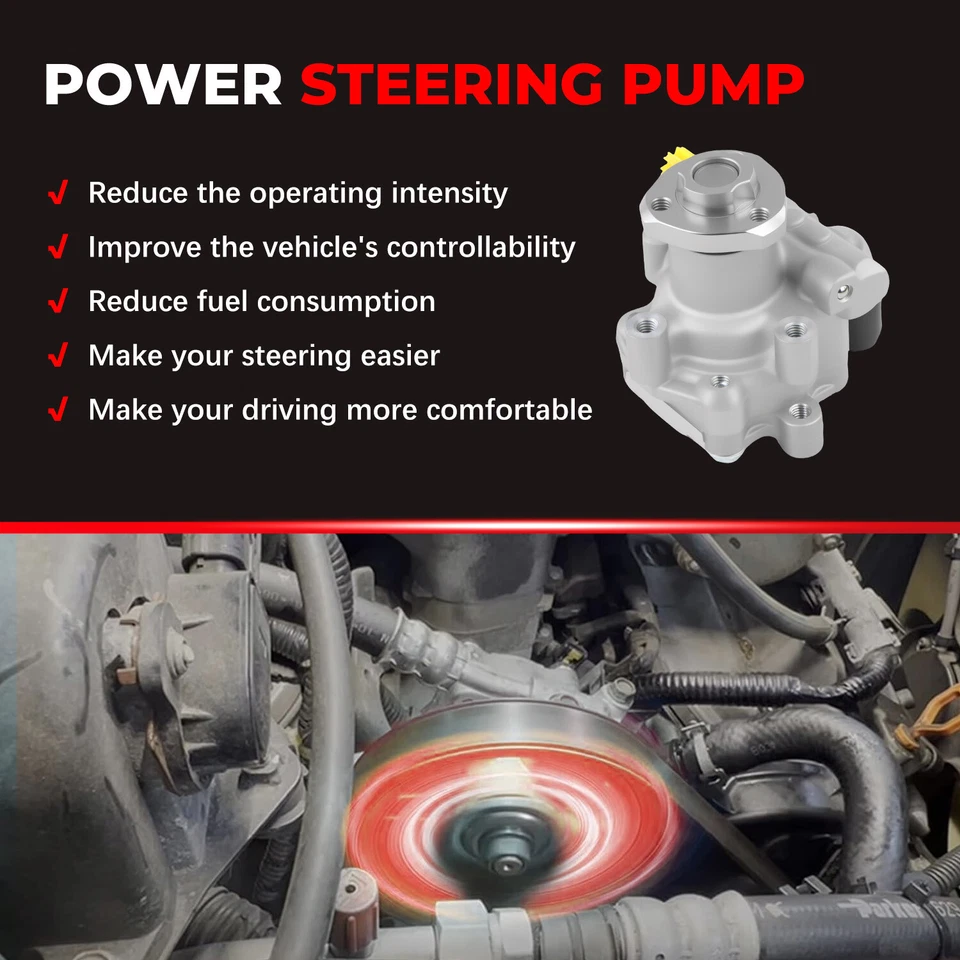 Bomba de dirección asistida para Volkswagen Passat Jetta CrossFox Beetle Saveiro 2007-15 Foto 4 de 4