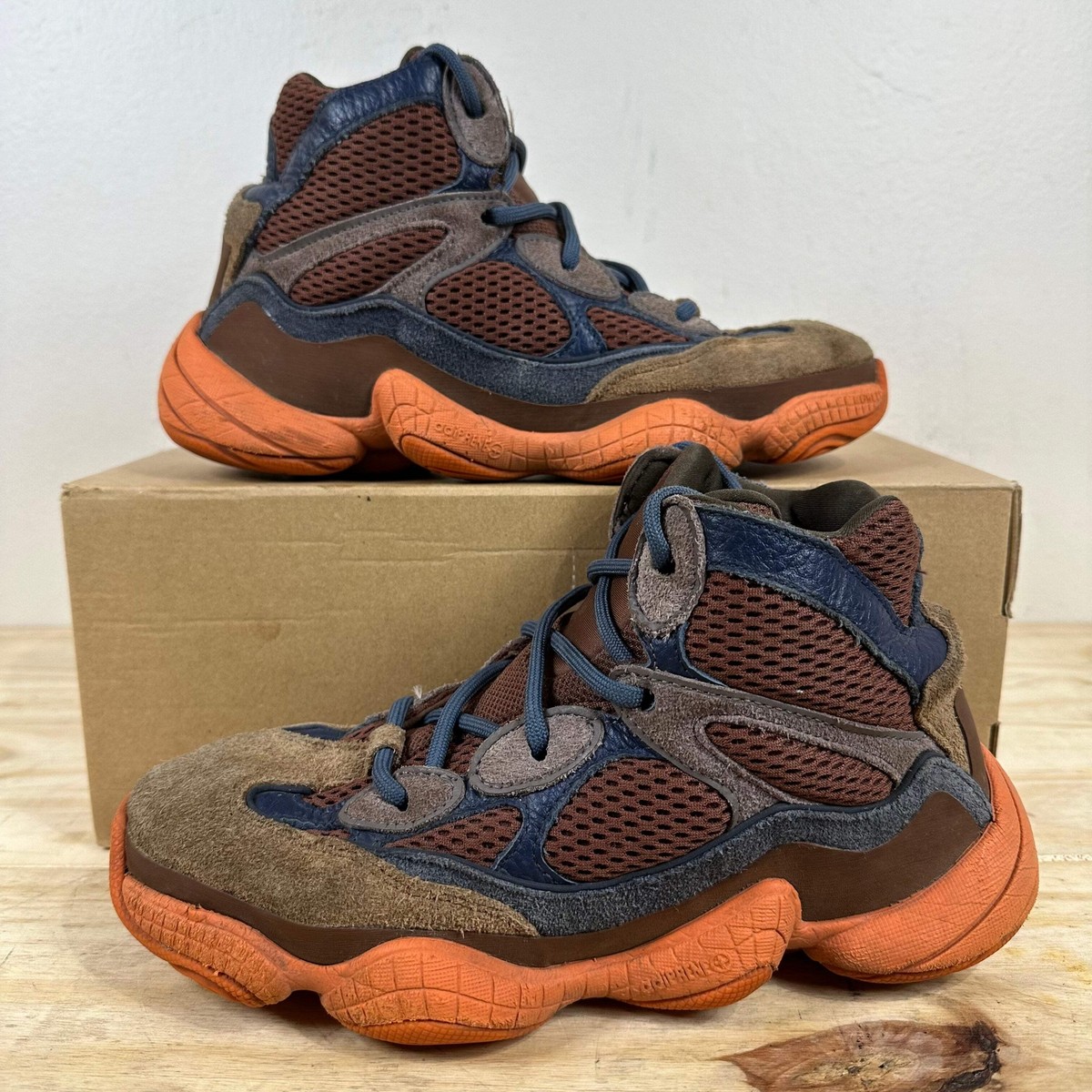 Y25☆出品 Yeezy 500 High Tactile Orange Sz 7.5 | eBay
