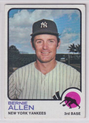 Bernie Allen 1973 Topps #293 Yankees EX {0131