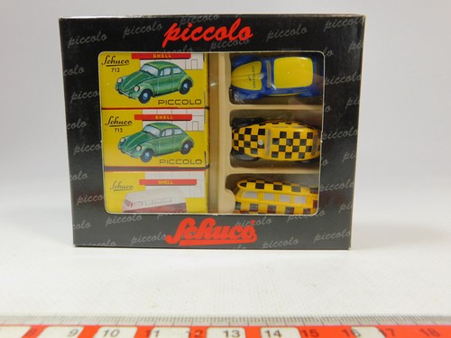 As217-0,5# Schuco Piccolo 1:90 01710 Gift Set Lufthansa: Beetle etc, Mint+Box