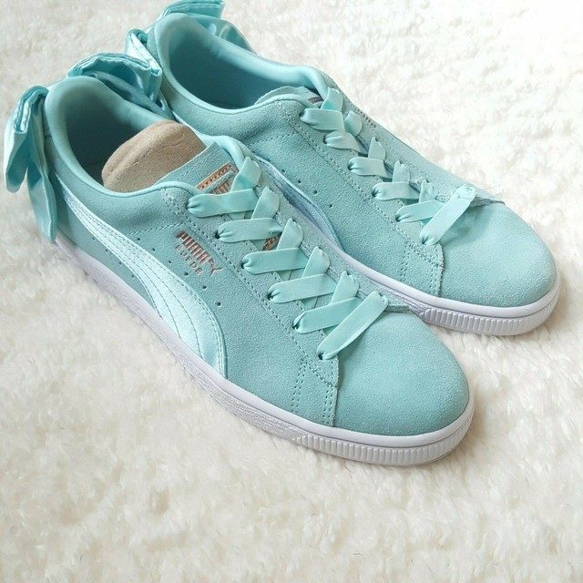 puma suede bow sneakers
