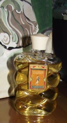 Flacon D'Eau De Cologne Louis Toussaint Piver Pompeïa - Style Art Déco - 500ml+ - Neuf