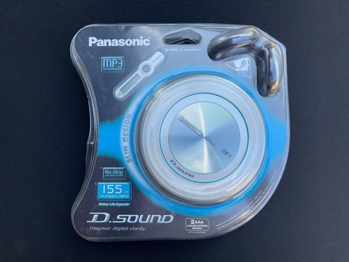 パナソニック SL-CT520 CD プレーヤー Panasonic MP3 Panasonic SL-CT520 Portable CD Player MP3 Playback NEW/SEALED | eBay
