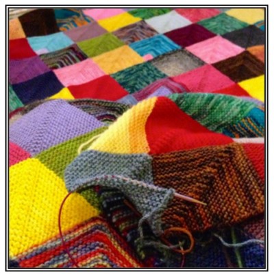 HA001 KNITTING PATTERN TRADITIONAL KNITTED GRANNY SQUARE MEMORY BLANKET  UK