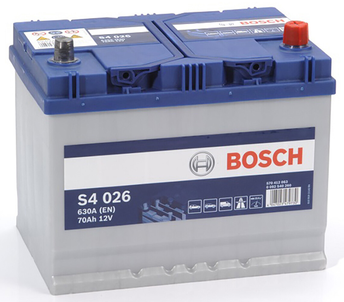 Bosch S4026 batterie auto 70Ah 630A à haute puissance de démarrage