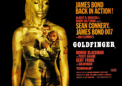 James Bond 007: Goldfinger (Sean Connery) Filmposter - 84,1 x 59,4 cm