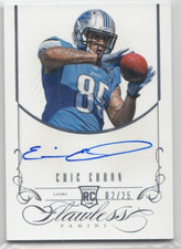 2014 Panini Flawless Rookie Flawless Signatures #5 Eric Ebron 02/25