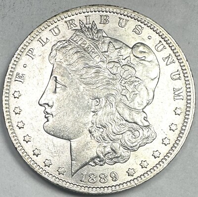 1889-O VAM 6 TOP 100 MORGAN SILVER DOLLAR CHOICE AU++ ALMOST UNCIRCULATED