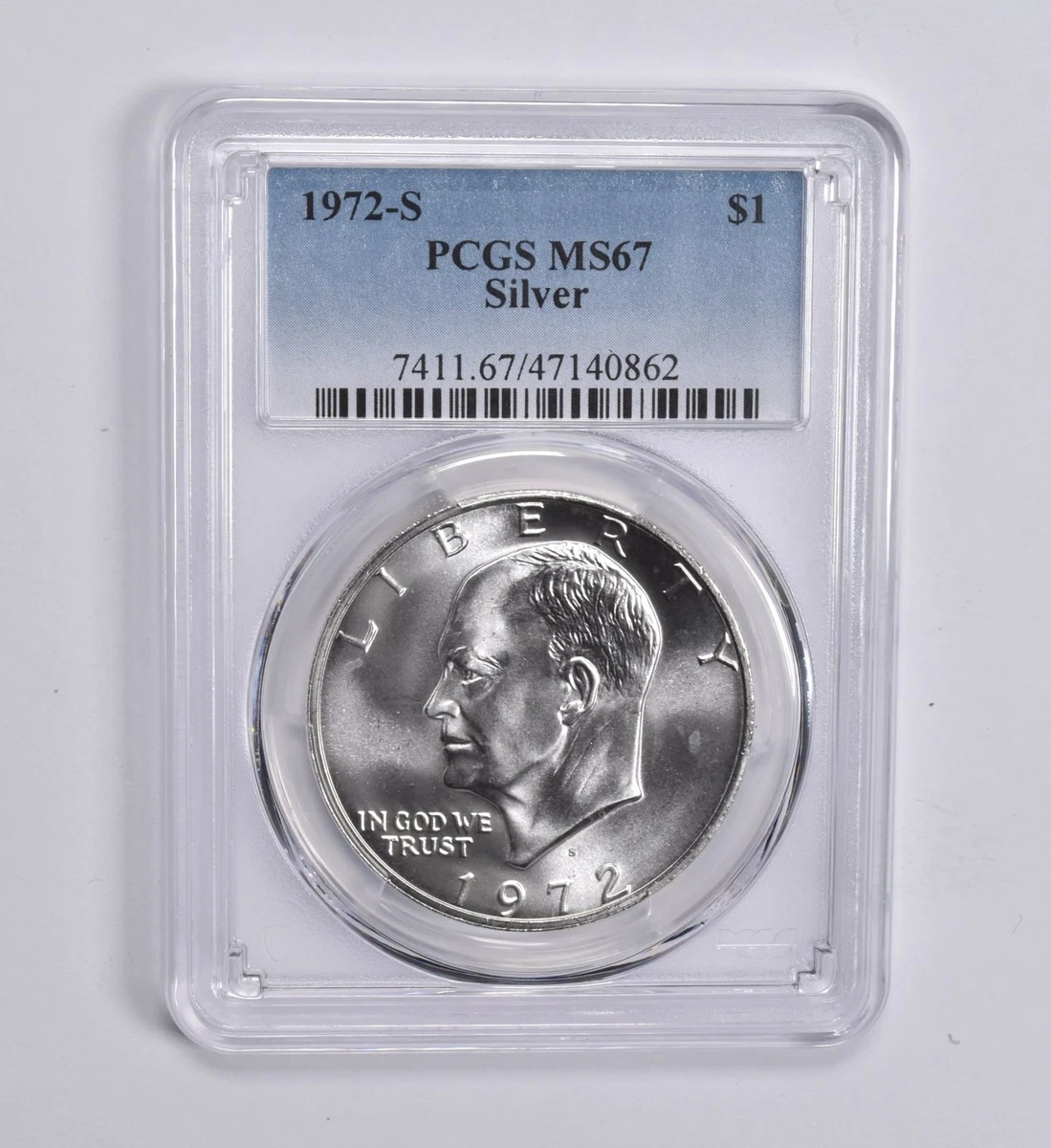 MS 67 Graded 1972 Eisenhower Dollars (1971-1978) for sale | eBay