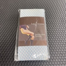 Leg Avenue Light Blue Spandex Fishnet Pantyhose 90-160 lbs NIP