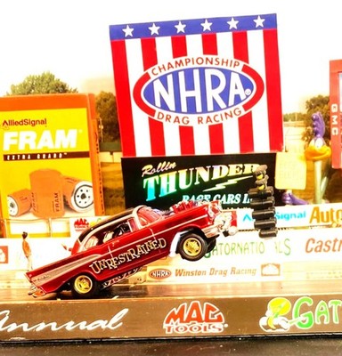  1957 CHEVY BELAIR  GASSER UNRESTRAINED NHRA DRAG RACING MIB /CHECK MY LISTINGS 