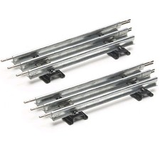 TWO PACK 5" O Gauge Tubular Track to FasTrack  Transition Piece - NEW