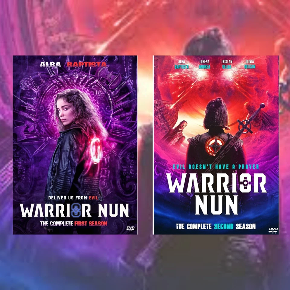 Warrior Nun SEPARATED Seasons 1 - 2 TV Series FULL HD DVD High Quality Audio New - Image 2 of 2