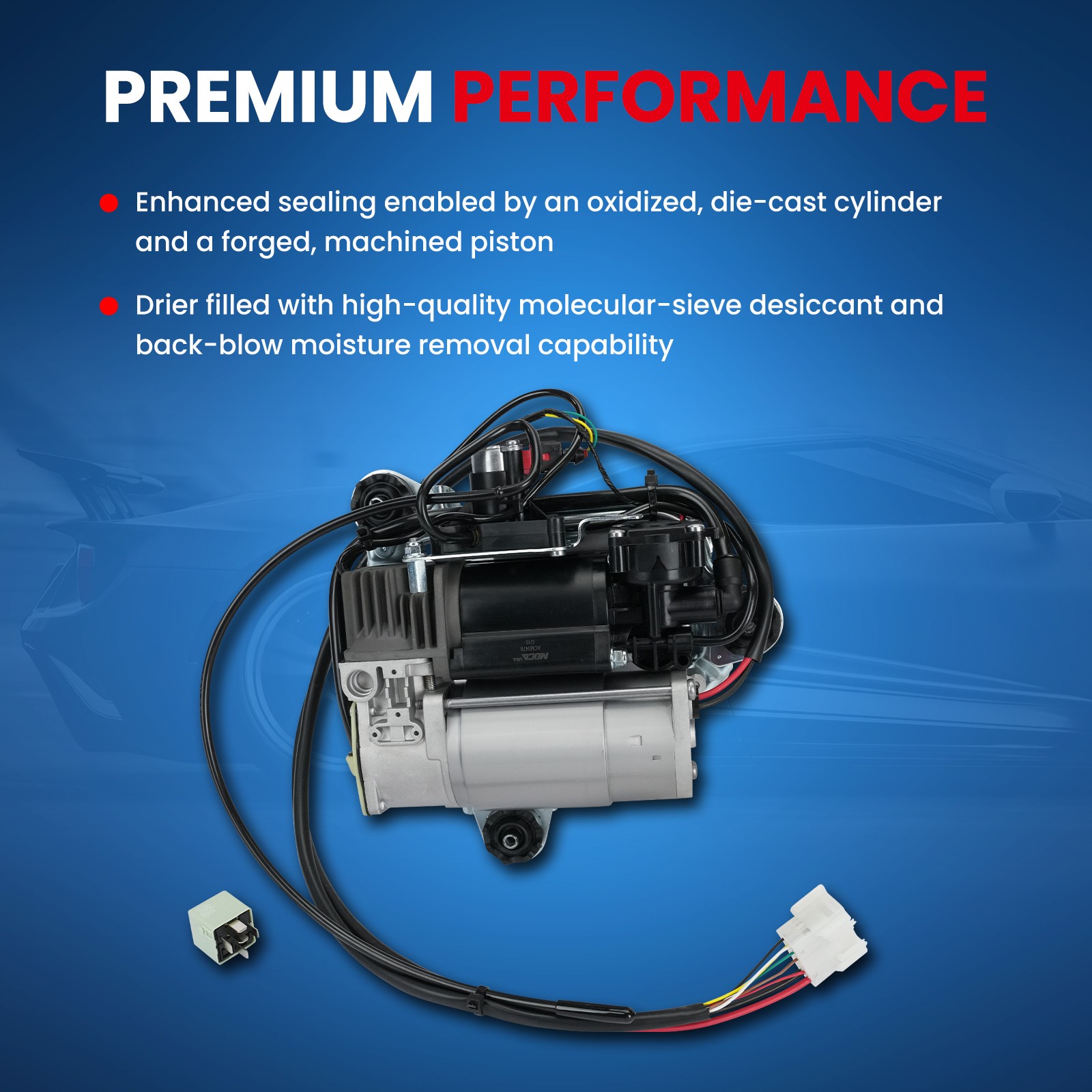 Air Suspension Compressor for 00-06 BMW X5 04-16 Rolls-Royce Phantom V12  DOHC