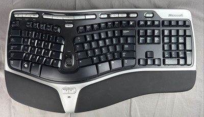 Microsoft Natural Wireless Ergonomic Keyboard 7000 Model 1118 NO Dongle *READ*