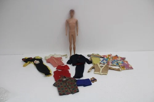 VTG 1960's Mattel Allan Ken's Buddy Bendable Leg Doll Hawthorne USA with Clothes