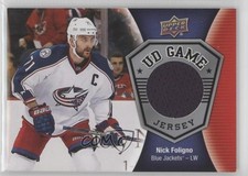 2016-17 Upper Deck UD Game Jersey Nick Foligno #GJ-NF 03wq