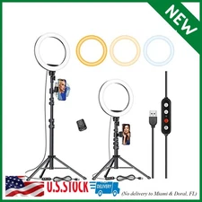 Aro De Luz Anillo LED Profesional Con Tripie Bluetooth Remoto Para Selfie Tripod