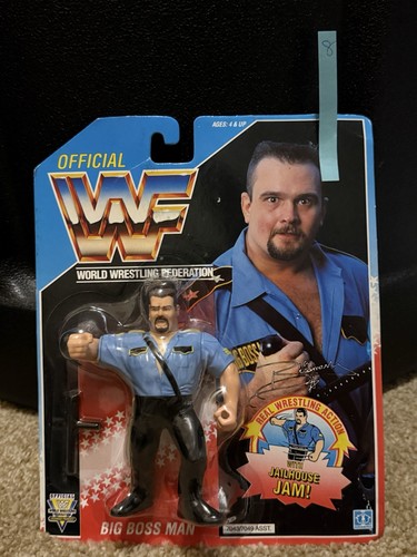 WWF Big Boss Man Hasbro Wrestling Figure WWE 1992 ...