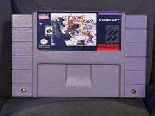 Chrono Trigger - Game Cartridge for SNES - Professional vinyl label *READ*