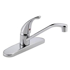 Single-Handle Kitchen Sink Faucet P110LF Chrome