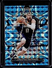 2023-24 Panini Mosaic #193 Jonas Valanciunas Reactive Blue