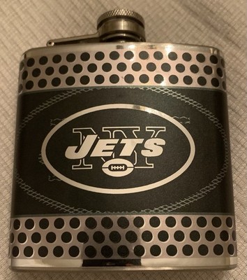 New York Jets 6ounce Stainless Steel Hip Flask