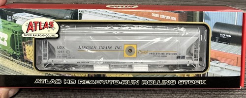Atlas HO RTR #1462-1 ACF 4650 3 bahías tolva de flujo central coche Lincoln grano nuevo en caja | Condition: New