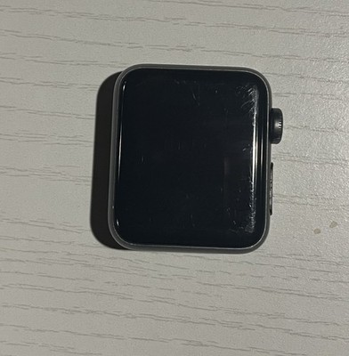 Apple Watch Series 3 38mm Aluminum Grey  For Parts Only No Band