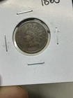 1865-P Indian Head Cent 1c Philadelphia Mint - KK639