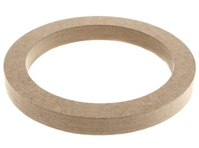18mm MDF Ring 165mm 6,5'' 16,5cm Lautsprecher Holzring Montagering Adapterring