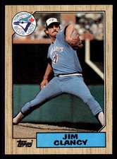 1987 Topps #122 Jim Clancy Toronto Blue Jays