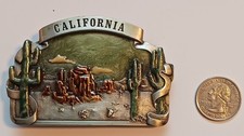 Bergamot Brass Works Vintage California Belt Buckle 1978 Made In The USA