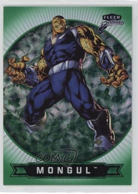2025 Fleer Brilliants Superman Green Kryptonite /499 Mongul #76 1u6