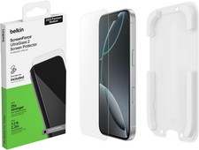 Image of Belkin Screenforce Ultraglass 2 Iphone 17 Pro Screen Protector, Scratch-Resistan