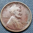 1914 D Lincoln Wheat Cent 1c Better Grade XF Details Denver Key Date #102570