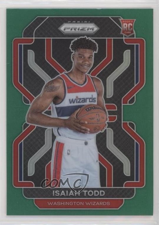 2021-22 Panini Prizm Green Prizm Isaiah Todd #299 Rookie RC 0wp8
