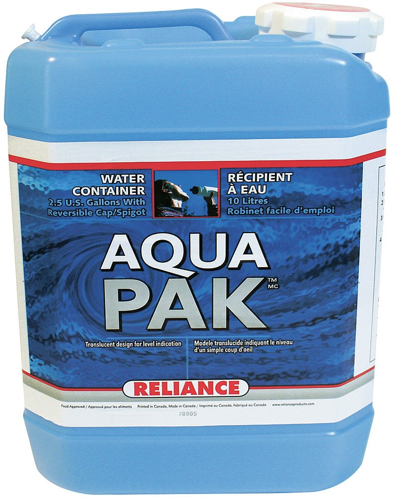Контейнеровозы для воды Reliance Aqua-pak Aqua-pak емкостью 2,5 галлона