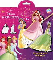 Disney Princess Scratch Art Stickers, 5 Pack, Ages 3+, Creative Acti (Us Import)
