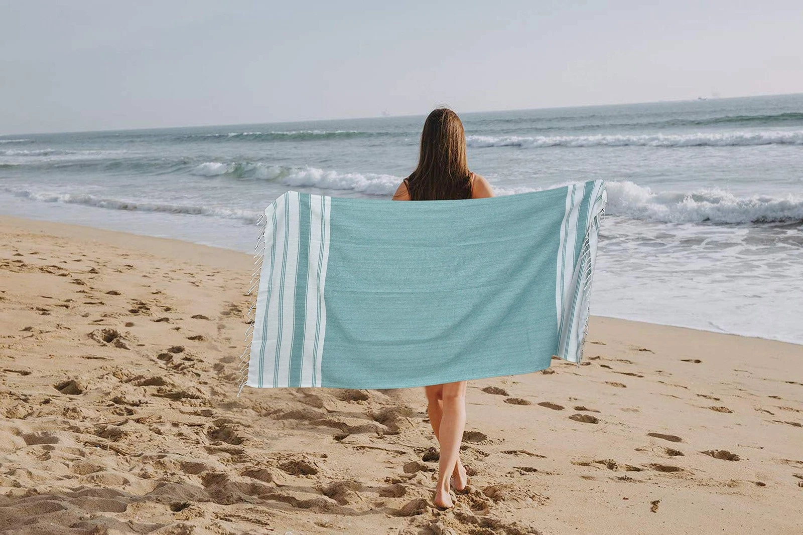 Peshtemal Turkish Beach Towel - Thumbnail 2