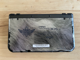 new Nintendo 3DS XL Monster Hunter Ultimate Console (PEELING SHELL)