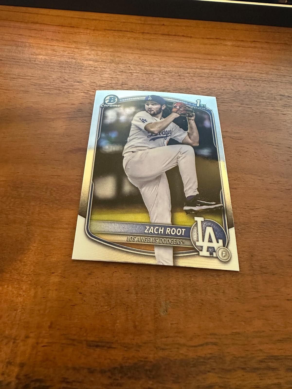 2025 Bowman Draft #BDC-22 Zach Root Chrome Refractor