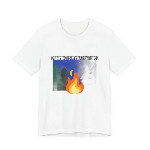 Retro Campfire Shirt Gift - Vintage Summer Camp Tee for Camping Lovers
