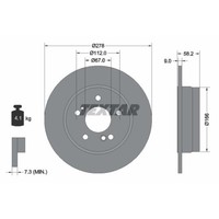 Textar Bremsscheiben Hinten Ø278 Mm Voll FüR Mercedes-Benz SL R129 190 W201