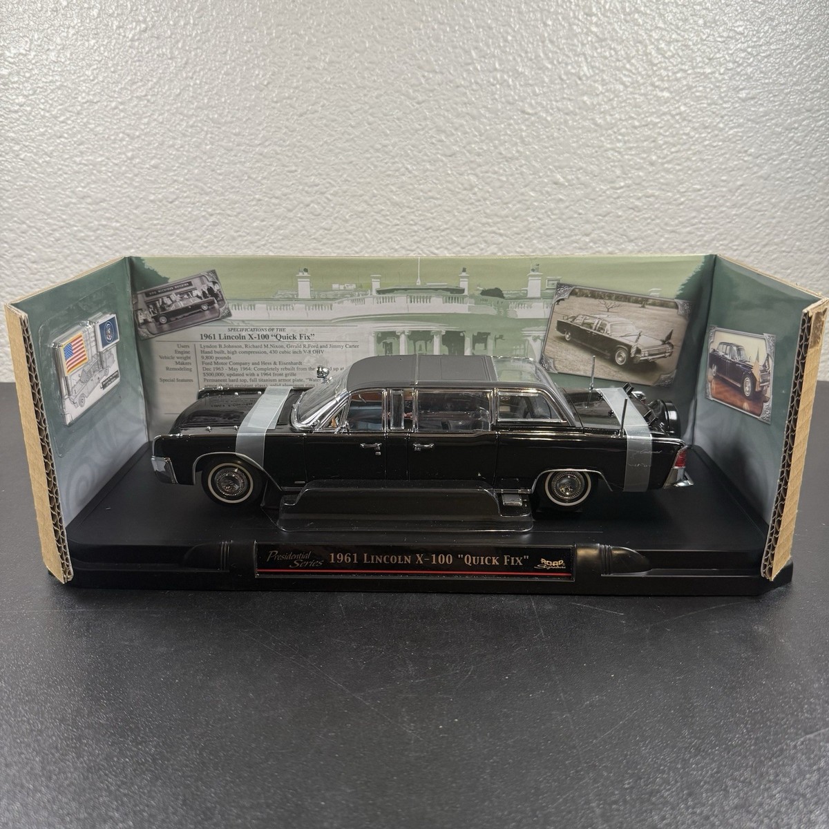 Fairfield Mint 1961 Lincoln X-100 Quick Fix Presidential Limo